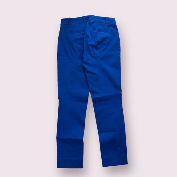 J Crew Stretch Royal Blue Work Casual Pants - Picture 2 of 5
